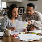 Parents reviewing special education IEP documents for stay-put enforcement in Bergen and Passaic County New Jersey